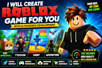 create a roblox game for you with ai