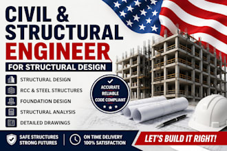 be your civil and structural engineer for structural design