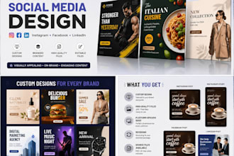 design professional flyers, posters and promotional graphics