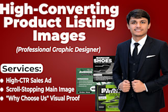 design amazon listing images and infographics