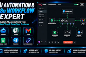 build advanced n8n workflows, API integrations, and business automations