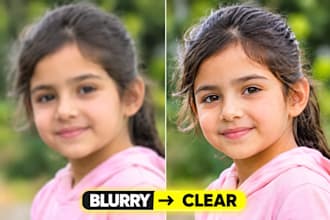 unblur, sharpen and upscale your blurry photos