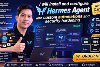 install hermes agent with custom automations