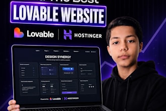 build an ai website using lovable and hostinger