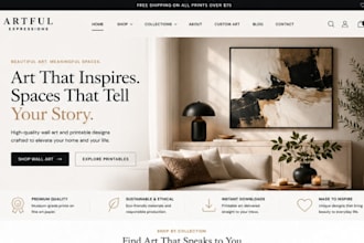 build wix wall art website artist website printable art website