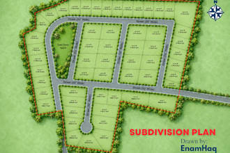 draw land subdivisions, site layouts and development plans