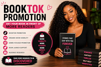 do booktok promotion, tiktok marketing and viral book promotion