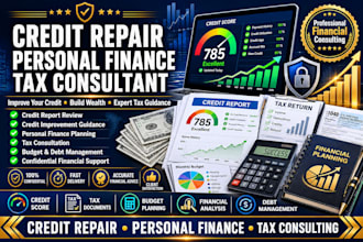 do credit repair, personal finance and tax consultant services