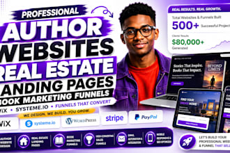 wix website, systeme io sales funnel systeme io website wix real estate website