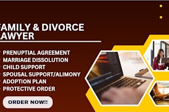 handle your divorce, separation, child support, and marriage law