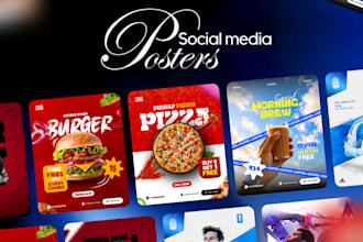 design professional poster, flyer, and event banner for your business