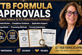 prepare and submit your ttb alcohol formula application