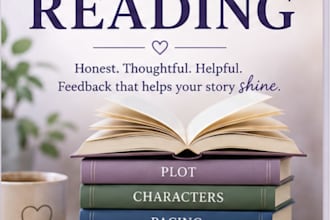beta read your book or manuscript