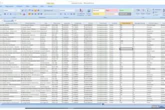 do excel data entry PDF to excel word to excel