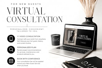 provide a virtual healthy hair consultation and care plan