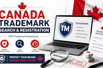 help you search and register your trademark in canada