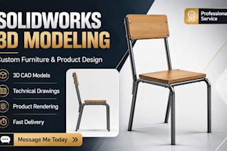 create solidworks 3d models and drawings