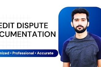 prepare professional credit dispute documentation