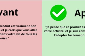 make your french text sound natural and native