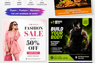design professional canva flyers posters and banners