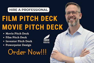design film pitch deck, movie pitch deck, investor pitch deck, TV series deck