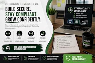 provide nist, csf, iso 27001 soc 2 cybersecurity compliance support