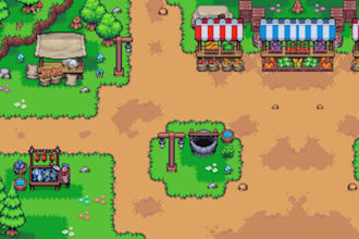 do pixel art tileset rpg background sprite sheet character animation  tilemap