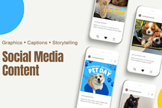 create social media graphics for your pet business
