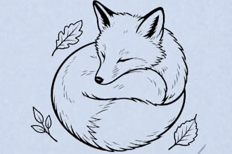 create a clean custom line art tattoo design