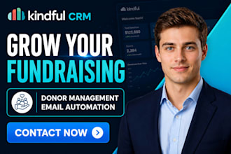 set up kindful nonprofit CRM fundraising donor management and email marketing