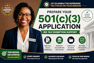 register us nonprofit and prepare your irs 501c3 tax exempt application