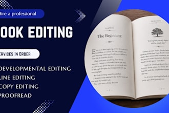 edit and proofread your book into a publication ready book