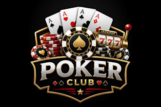 do modern poker chips, slot, card and poker logo with fast delivery