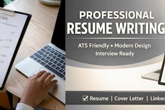 write executive resume, CV, cover letter, and linkedin for senior roles