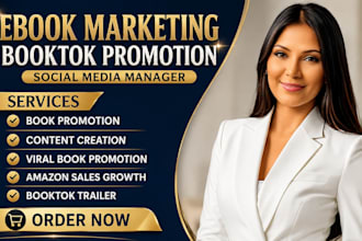 manage booktok social media for authors, ebook amazon KDP books