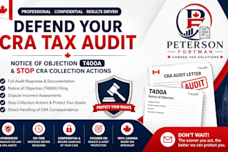 defend your cra tax audit file notice of objection t400a and stop cra collection