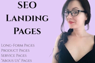 write an SEO landing page for your brand
