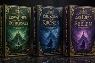 buchrehe coverserien brand branding paket  einhetliches design