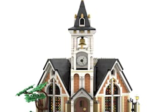 design custom lego architecture moc with bricklink studio PDF instructions