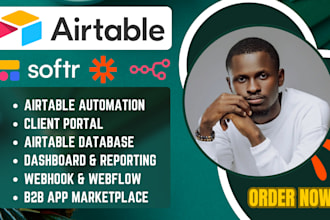 build softr web app, airtable automation, softr, zapier, airtable database