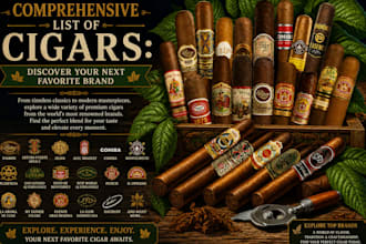 design premium cigar label, cigar logo, cigar band  cigar box design for your