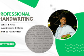 do professional english handwriting, copy typing and document writing