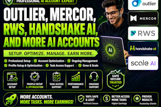 manage and complete your handshake ai, outlier ai accounts tasks professionally
