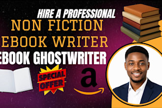 ghostwrite health and wellness, personal development, finance nonfiction ebooks