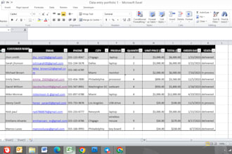 provide accurate data transcription and copy typing services