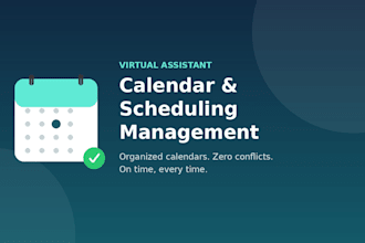 manage your calendar and scheduling