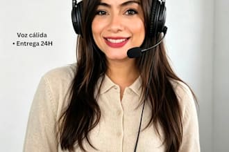 professional spanish voice over for your project