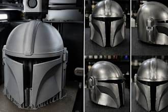 3d print and paint 3d cosplay helmet 3d mask armor ship custom 3d props