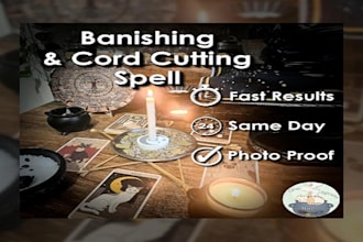 cast ancient curse removal, cord cutting spell negative cleanse protection spell