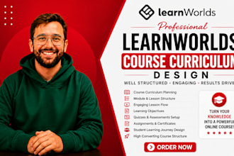 set up your learnworlds course , course curriculum design content upload